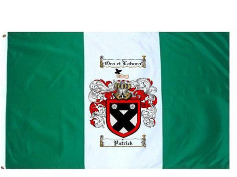 Patrick family crest coat of arms flag