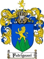 Patrignani coat of arms family crest download