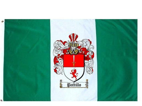 Pattillo family crest coat of arms flag