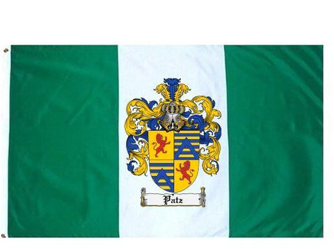 Patz family crest coat of arms flag