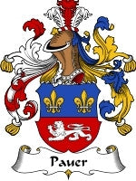 Pauer coat of arms family crest download
