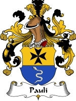 Pauli coat of arms family crest download