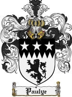 Paulye coat of arms family crest download
