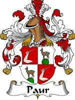 Paur coat of arms family crest download