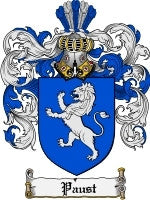Paust coat of arms family crest download