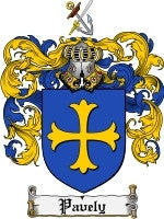 Pavely coat of arms family crest download