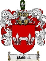 Pavliuk coat of arms family crest download