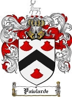 Pawlarde coat of arms family crest download