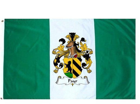 Payr family crest coat of arms flag