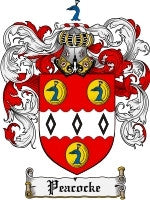 Peacocke coat of arms family crest download