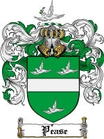 Pease coat of arms family crest download