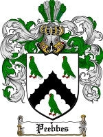 Peebbes coat of arms family crest download