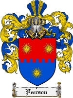 Peerson coat of arms family crest download