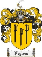 Pegrem coat of arms family crest download
