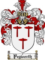 Pegworth coat of arms family crest download