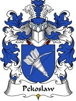 Pekoslaw coat of arms family crest download