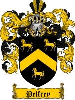 Pelfrey coat of arms family crest download