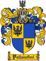 Pellandini coat of arms family crest download