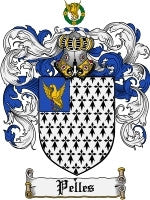 Pelles coat of arms family crest download