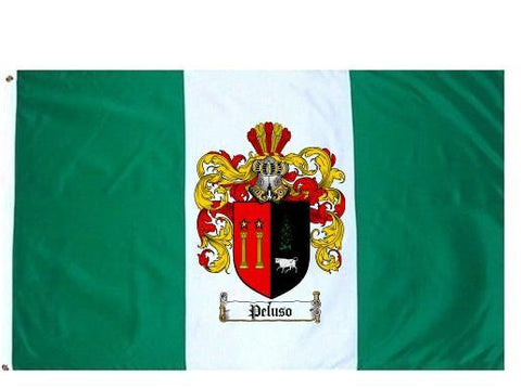 Peluso family crest coat of arms flag