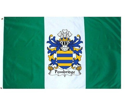 Pembridge family crest coat of arms flag