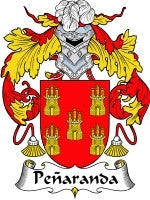 Penaranda coat of arms family crest download