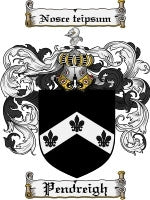 Pendreigh coat of arms family crest download