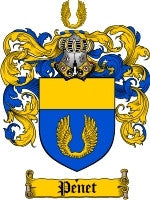 Penet coat of arms family crest download