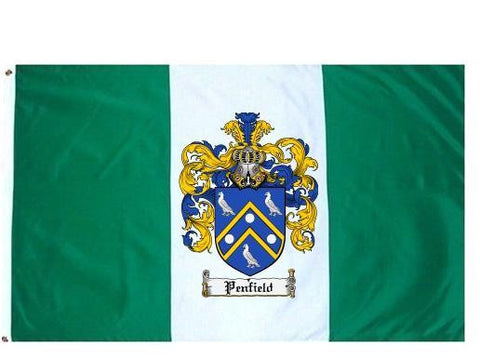 Penfield family crest coat of arms flag