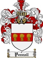 Pennall coat of arms family crest download