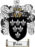 Penne coat of arms family crest download