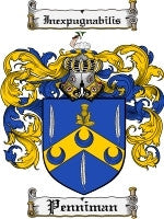 Penniman coat of arms family crest download