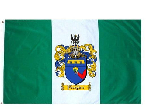 Peragine family crest coat of arms flag