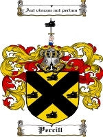 Percill coat of arms family crest download