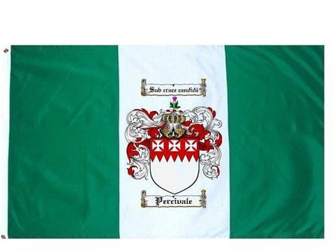 Percivale family crest coat of arms flag