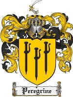 Peregrine coat of arms family crest download