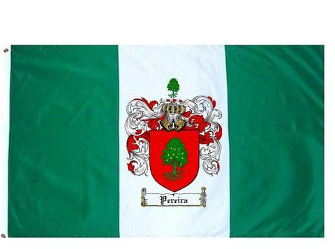 Pereira family crest coat of arms flag