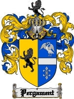 Pergament coat of arms family crest download