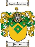 Periam coat of arms family crest download