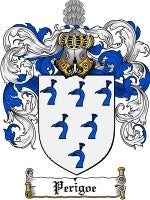 Perigoe coat of arms family crest download