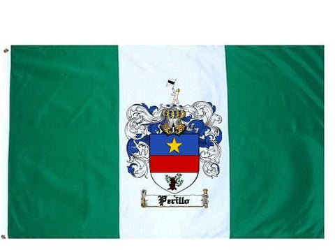Perillo family crest coat of arms flag