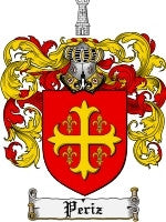 Periz coat of arms family crest download