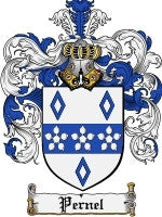 Pernel coat of arms family crest download