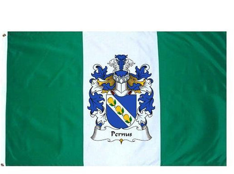 Pernus family crest coat of arms flag