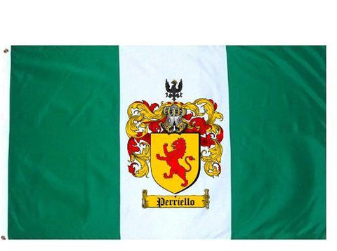 Perriello family crest coat of arms flag