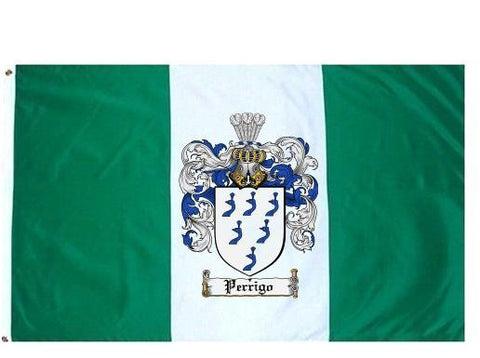 Perrigo family crest coat of arms flag