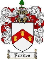 Perriton coat of arms family crest download