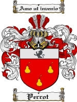 Perrot coat of arms family crest download