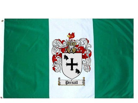Persall family crest coat of arms flag