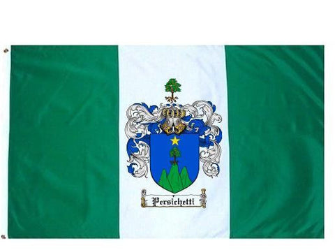 Persichetti family crest coat of arms flag